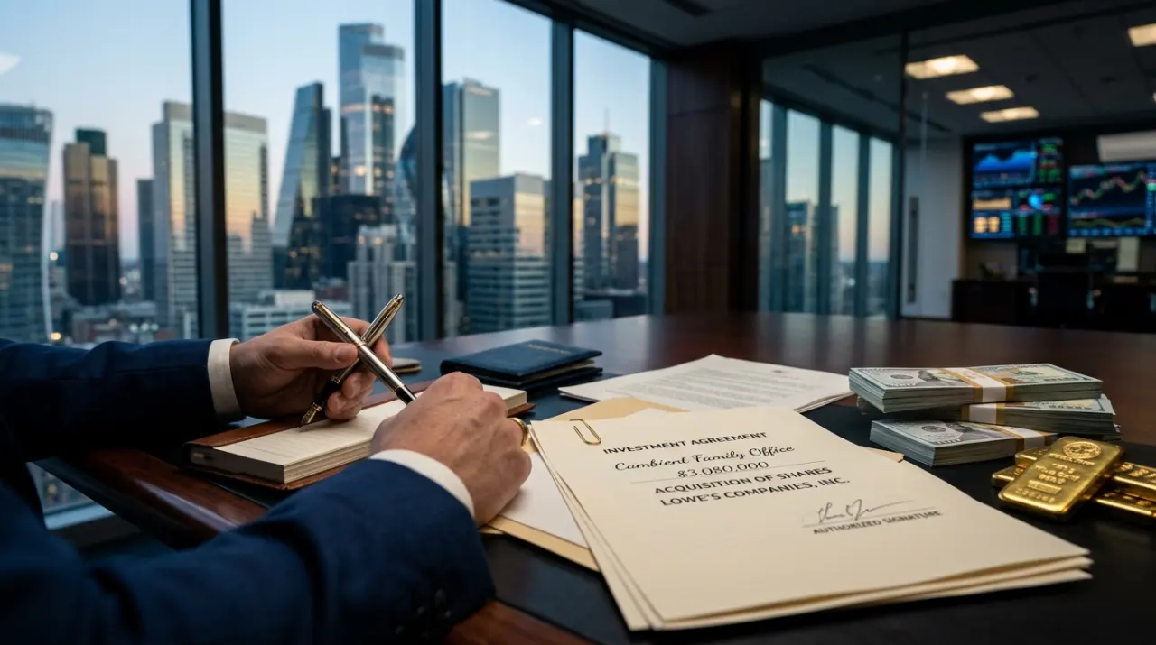 Cambient Family Office инвестирует $3,08 млн в акции Lowe's