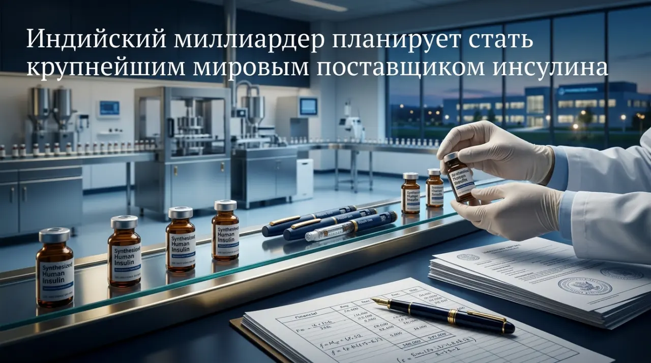 Индийский миллиардер планирует стать крупнейшим мировым поставщиком инсулина