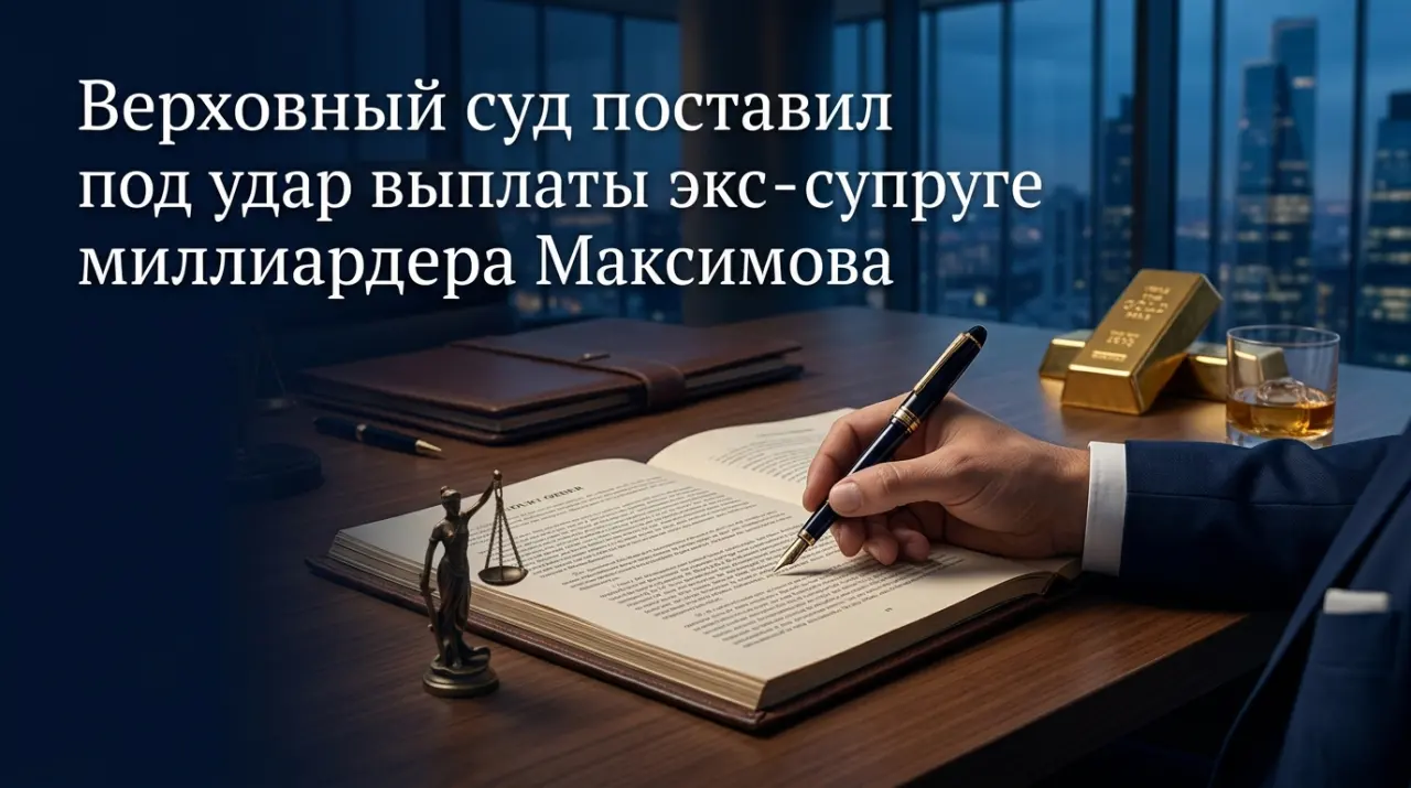 Верховный суд поставил под удар выплаты экс-супруге миллиардера Максимова