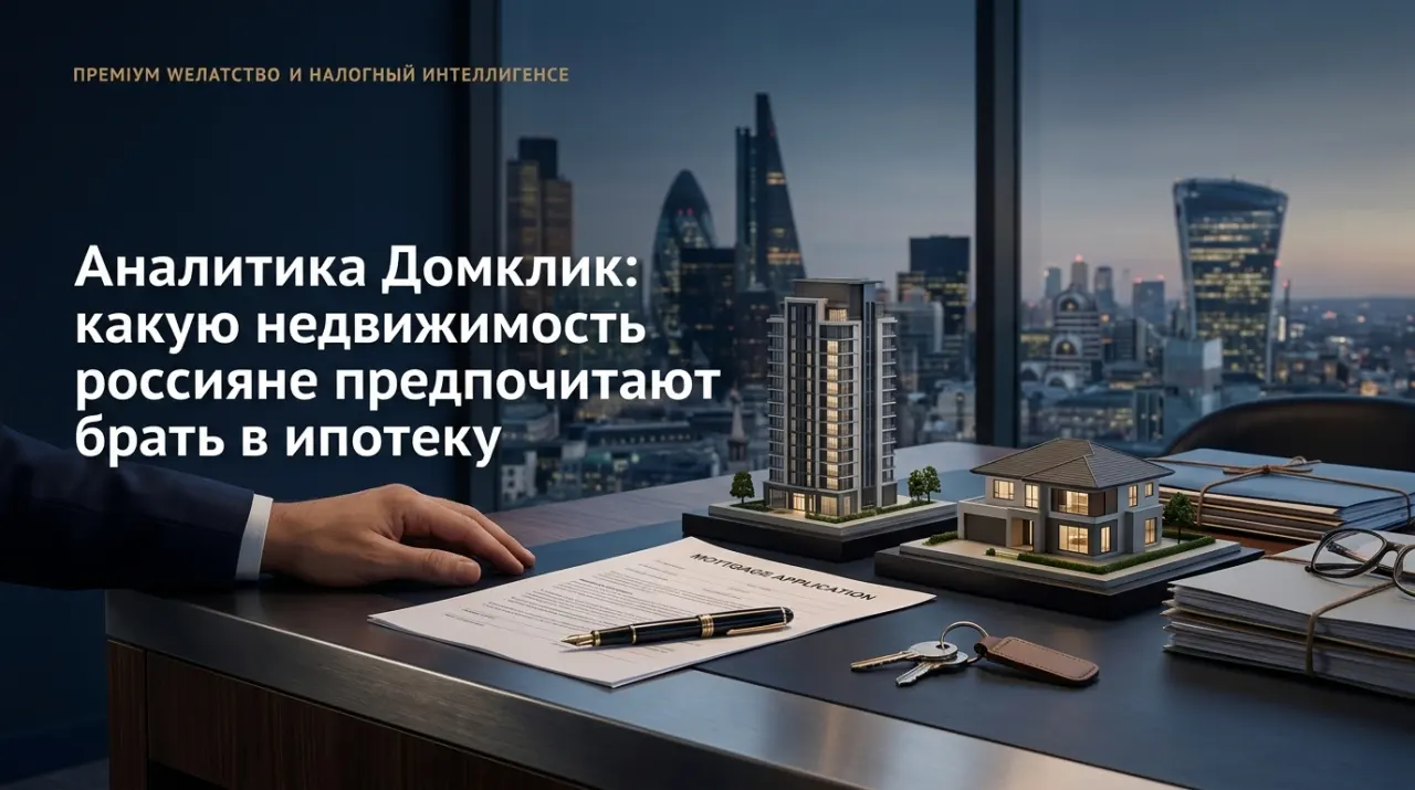 Аналитика Домклик: какую недвижимость россияне предпочитают брать в ипотеку